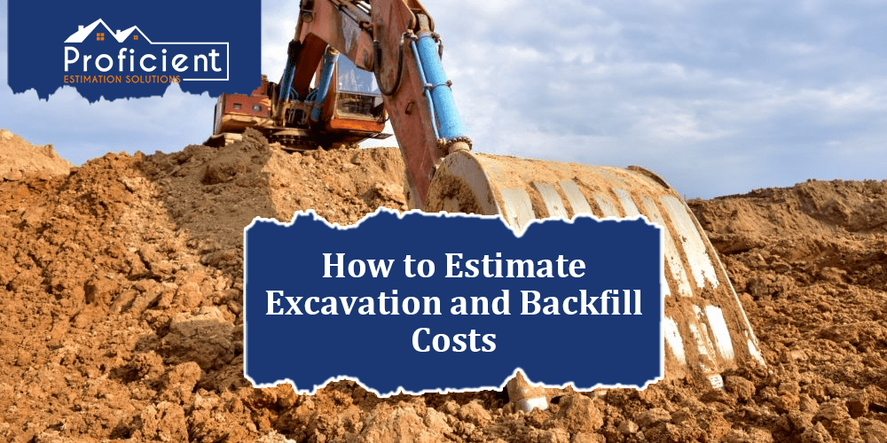 How to estimate excavation and backfill costs? Rate analysis Proficientest